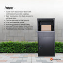 Parcel Delivery Drop Box Mailbox - Home Package Post Locker 41.5x38.5x102.5cm-5
