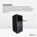 Parcel Delivery Drop Box Mailbox - Home Package Post Locker 41.5x38.5x102.5cm-6