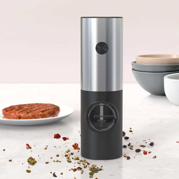 Electric Salt and Pepper Grinder - 70ml One Press Battery Operated Shaker Mill - 0