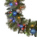 Christabelle 274cm Blue Collection Multicolour Pre-Lit Christmas Garland-6