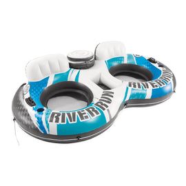 Intex River Run 2 Blue Rapids Inflatable Floating Lake Tube - 0