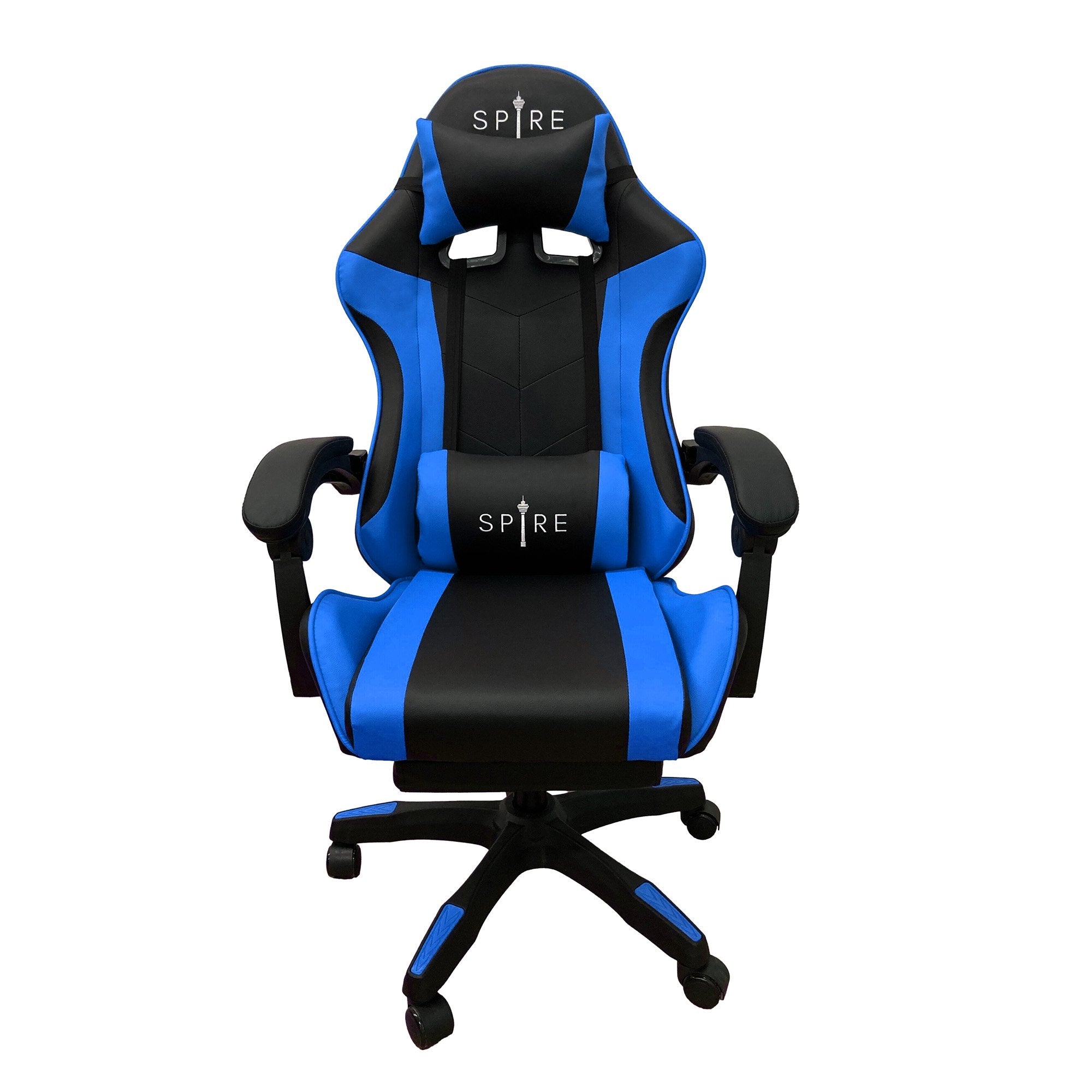 Intex Spire Zinc Blue And Black Adjustable Gaming/office Chair - 0