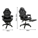 Intex Spire Onyx Led Massage Gaming Chair - Black-3