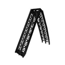 Kartrite Aluminium Folding Loading Ramp ATV Motorbike Motorcycle Golf Buggy Trailer - Black-1