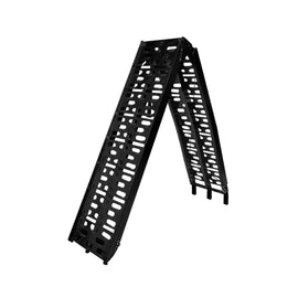 Kartrite Aluminium Folding Loading Ramp ATV Motorbike Motorcycle Golf Buggy Trailer - Black
