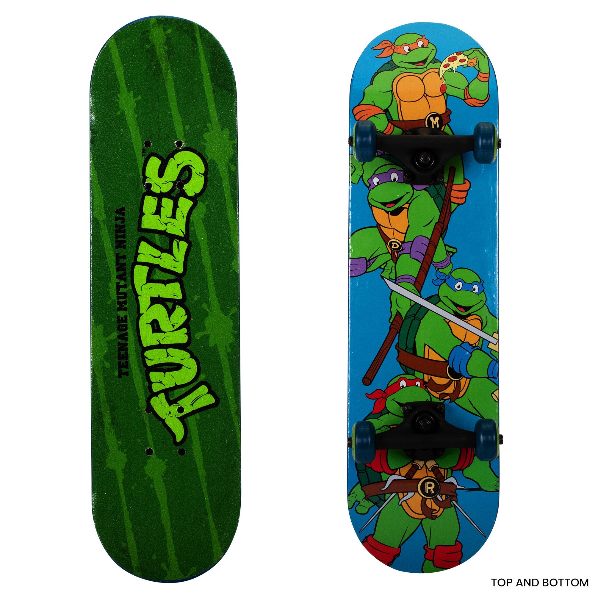 Kryptonics Teenage Mutant Ninja Turtles 28-inch Turtle Time Popsicle Skateboard - 0