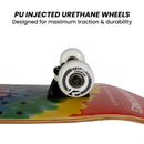 Kryptonics 31-inch Star Series Complete Skateboard Rainbow Dot-9