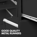 Sarantino Tallboy Dresser 6 Chest Of Drawers Table Cabinet Bedroom Storage Black-3