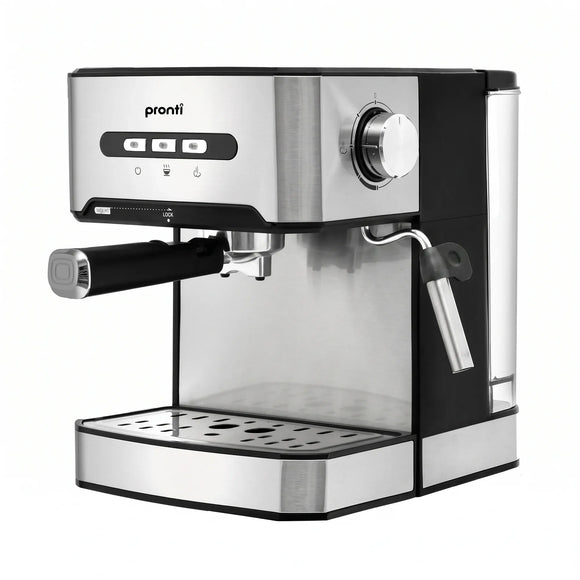 Pronti 1.6L Automatic Coffee Espresso Machine with Steam Frother