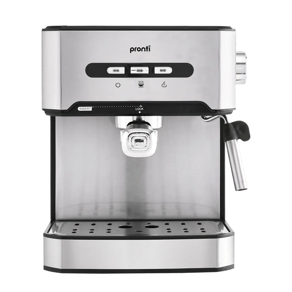 Pronti 1.6L Automatic Coffee Espresso Machine with Steam Frother