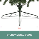 Christabelle 1.2m Pre-Lit LED Artificial Christmas Tree with Snow Tipped Needles Pine Cones Stand-10