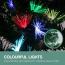 Christabelle 1.2m Pre-Lit Fibre Optic Artificial Christmas Tree with Multicolour Twinkling Star Lights-12