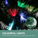 Christabelle 1.2m Pre-Lit Fibre Optic Artificial Christmas Tree with Multicolour Twinkling Star Lights-12