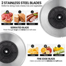 Pronti Electric Deli and Food Slicer with Adjustable Thickness - White-8