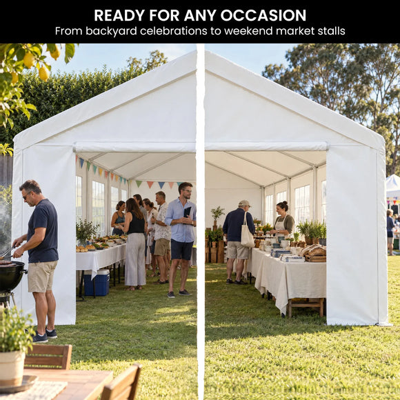 Wallaroo 4x8 Outdoor event marquee - White