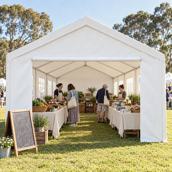 Wallaroo 4x8 Outdoor event marquee - White