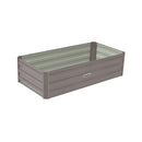 Wallaroo Garden Bed 120 x 60 x 30cm Galvanized Steel - Grey-1