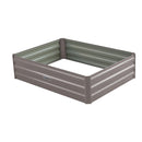 Wallaroo Garden Bed 120 x 90 x 30cm Galvanized Steel - Grey-1