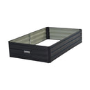 Wallaroo 150 x 90 x 30cm Galvanized Steel Garden Bed - Black-1