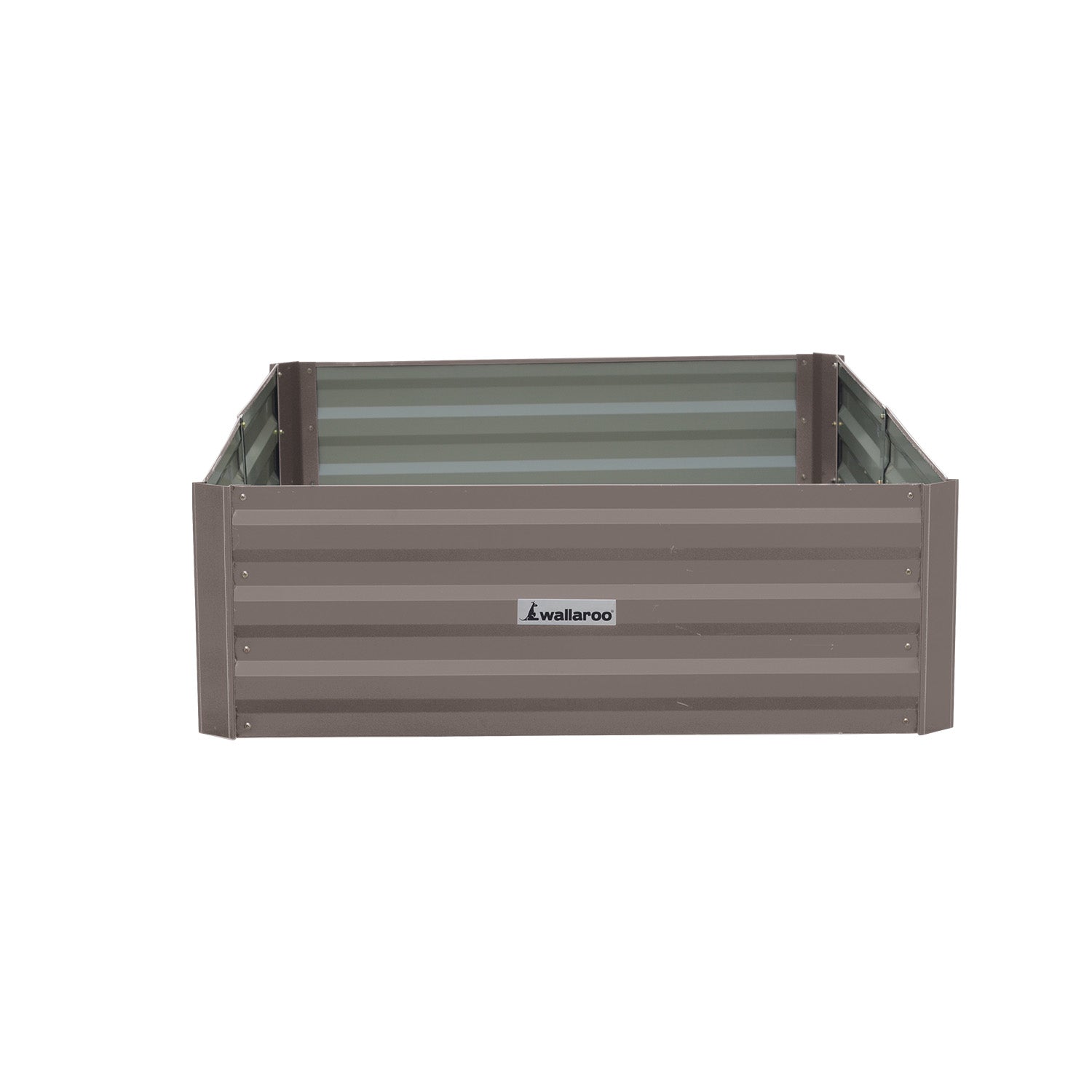 Wallaroo Garden Bed 150 x 90 x 30cm Galvanized Steel - Grey - 0