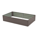 Wallaroo Garden Bed 150 x 90 x 30cm Galvanized Steel - Grey-3