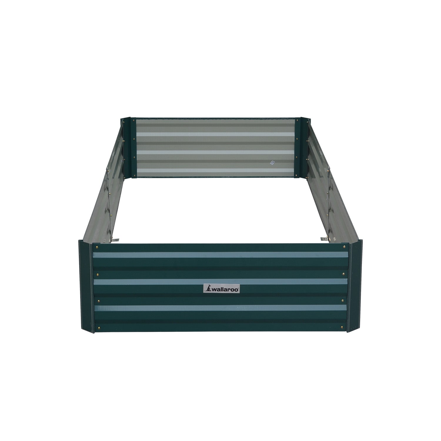 Wallaroo Garden Bed 210 x 90 x 30cm Galvanized Steel - Green - 0