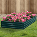 Wallaroo Garden Bed 240 x 120 x 30cm Galvanized Steel - Green-9