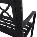 Wallaroo Steel Outdoor Garden Bench - Elegant-5