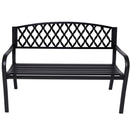 Wallaroo Steel Outdoor Garden Bench - Diamond-3