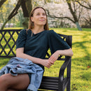 Wallaroo Steel Outdoor Garden Bench - Diamond-8