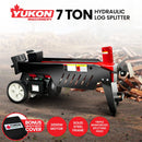 Yukon 7 Ton Electric Log Splitter With Side Protectors Axe Wood Cutter-2