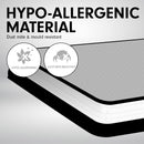 Laura Hill  Double Mattress Bed Size Euro Top 5 Zone Spring Foam 32cm Bedding Pocket-11