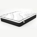 Laura Hill King Single Mattress Bed Size Euro Top 5 Zone Spring Foam 32cm-1