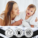 Laura Hill King Mattress Bed Size Euro Top 5 Zone Spring Foam 34cm Bedding-8