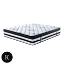 Laura Hill King Mattress Bed Size Euro Top 5 Zone Spring Foam 34cm Bedding-10