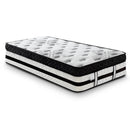 Laura Hill Single Mattress Bed Size Euro Top 5 Zone Spring Foam 34cm Bedding-1