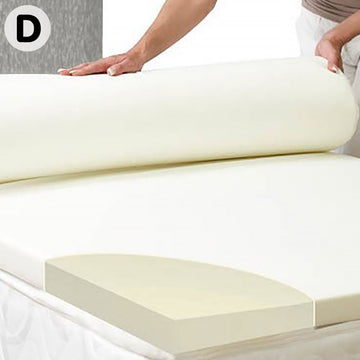 Laura Hill High Density Mattress Foam Topper 7cm - Double - 0
