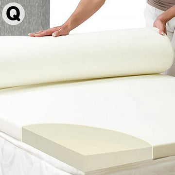 Laura Hill High Density Mattress Foam Topper 7cm - Queen - 0