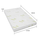 Laura Hill Cool Gel Memory Foam Mattress Topper Bamboo Fabric Cover Double-4