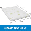 Laura Hill Cool Gel Memory Foam Mattress Topper - Queen-11