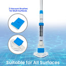 Aquajack Cordless Rechargeable Spa and Pool Vacuum Cleaner with Telescopic Pole & 2 Heads - 60 Min Runtime-4