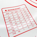 X Large Silicone Pastry Mat Thick Non Stick Baking Mat with Measurement 40*60 cm Fondant Mat Counter Mat Dough Rolling Mat Oven Liner Pie Crust Mat Red-13