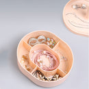 Ecoco Smart LED Light Cosmetic Makeup Mirror USB Touch Screen Home Desk Vanity 360° Pink-9