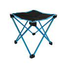 Mini Portable Outdoor Folding Stool Camping Fishing Picnic Chair Seat 80kg Blue-1