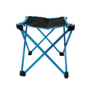 Mini Portable Outdoor Folding Stool Camping Fishing Picnic Chair Seat 80kg Blue-2