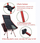 Camping Chair Folding High Back Backpacking Chair with Headrest, Lightweight Portable Compact for Outdoor Camp, Travel, Beach, Picnic, Festival-1