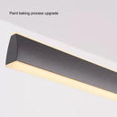 Modern Minimalist Trapezoid Pendant Light Adjustable LED Bar Light Black-3