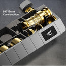 Geobella S27 Luxury Shower System Hot Cold Mixer Shower Set Bathroom Thermostatic SPA Rainfall Bath Tap Bathtub Wall Mount LED Digital Faucet-7