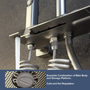 Geobella S31 Luxury Shower System Hot Cold Mixer Shower Set Bathroom Thermostatic SPA Rainfall Bath Tap Bathtub Wall Mount LED Digital Faucet-2