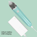 Baby Nasal Aspirator Electric Safe Hygienic Nose Cleaner Snot Sucker For baby (Green)-7